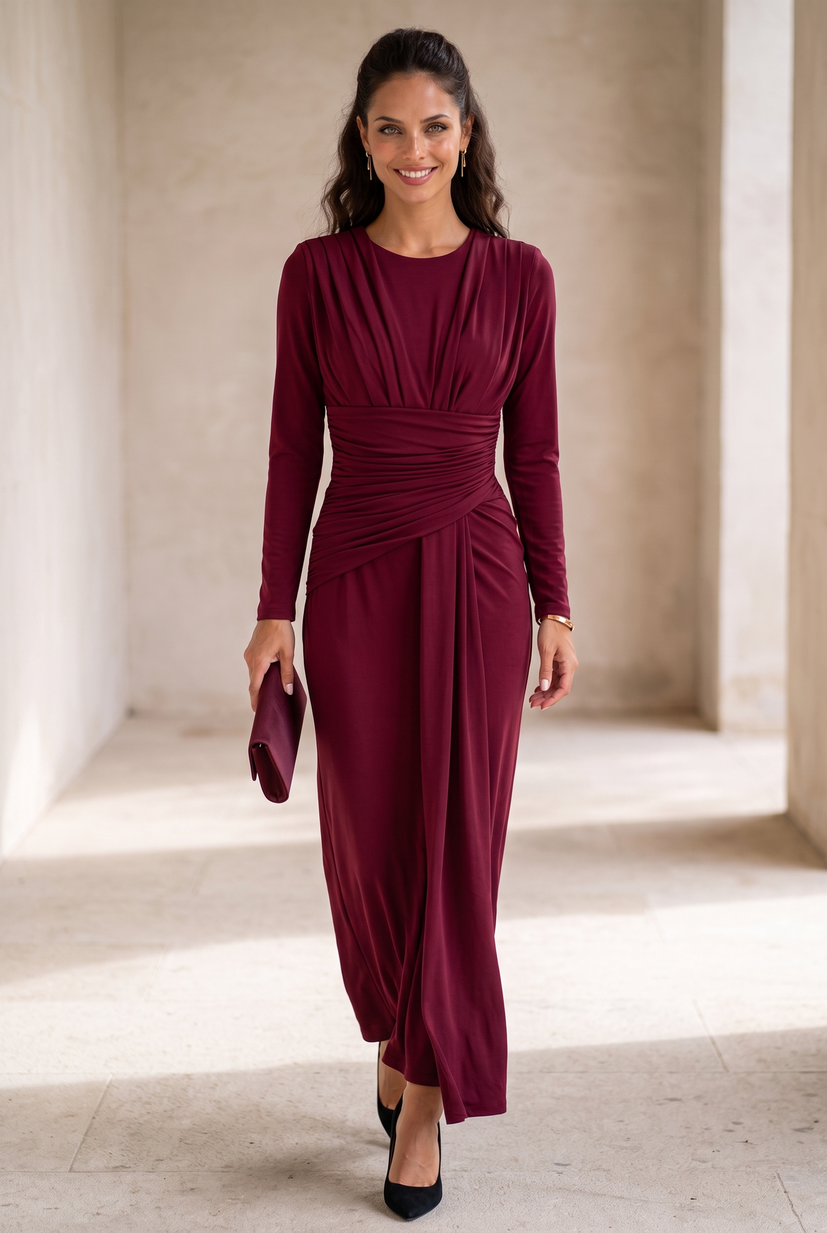 Vestido 31741 vino