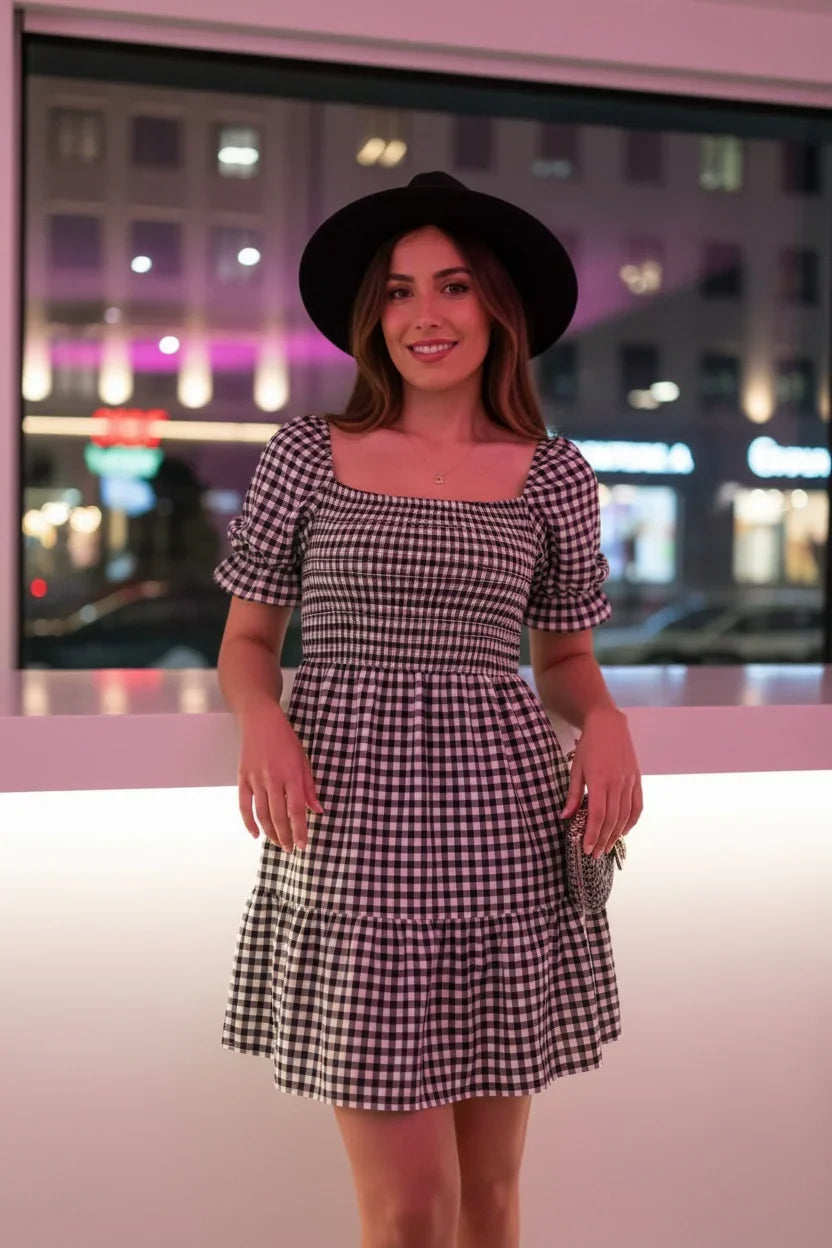 Vestido Cuadros