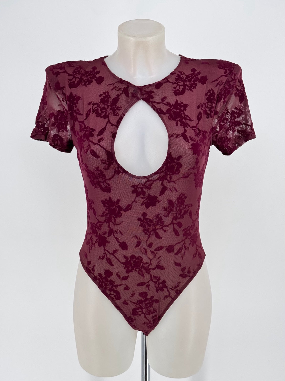 Body Fiora burdeos vista frontal