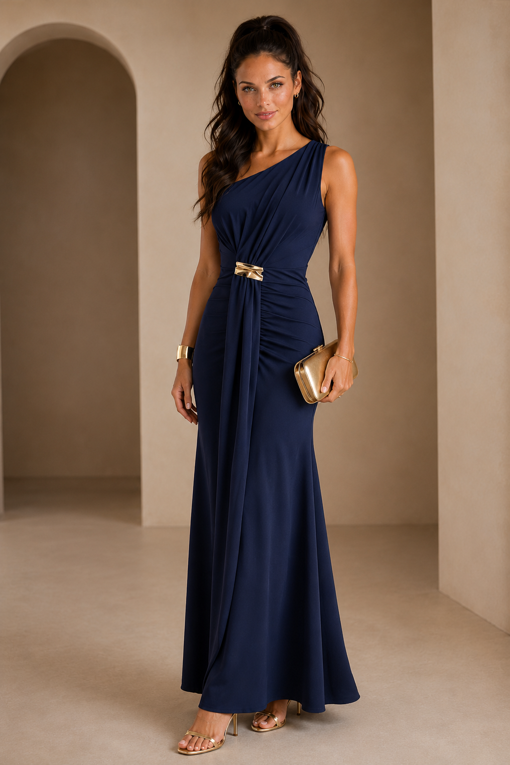 Vestido Yoga Azul Marino