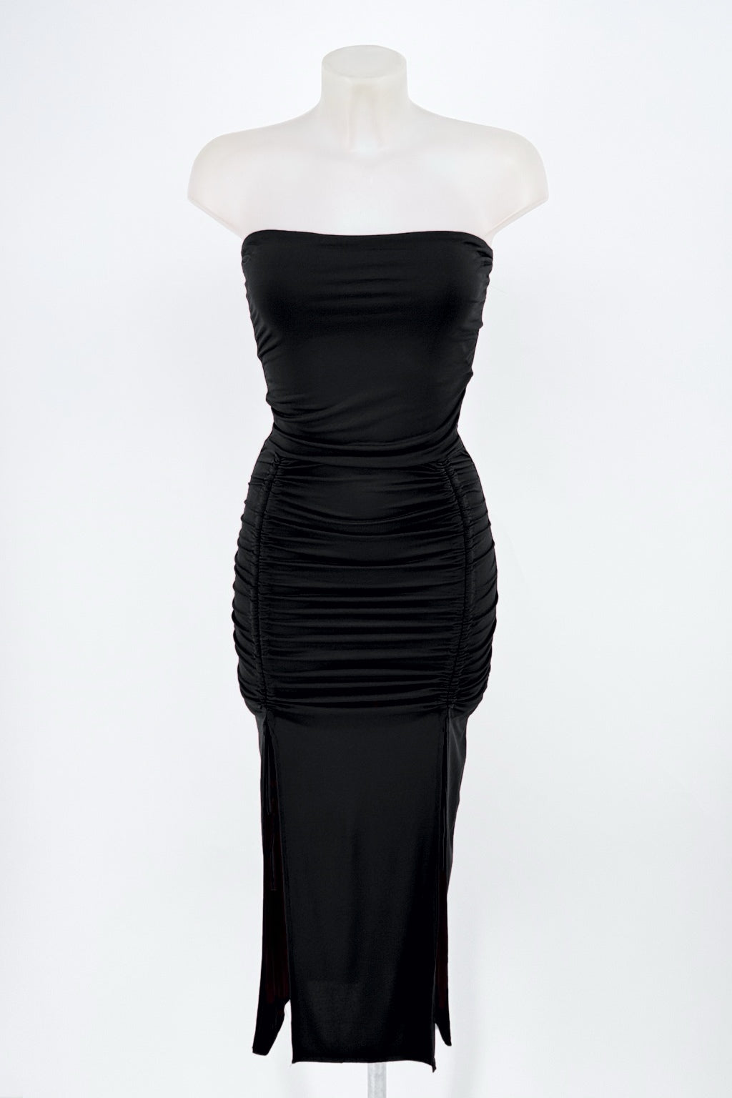 Vestido Verona negro de frente