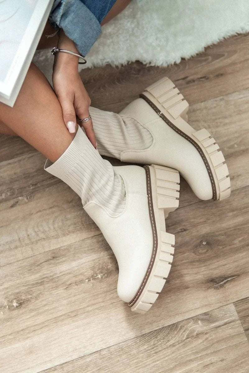 Botas Crema - 