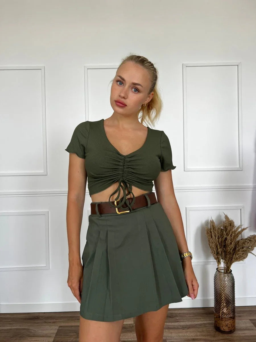 Croptop Fruncido - 