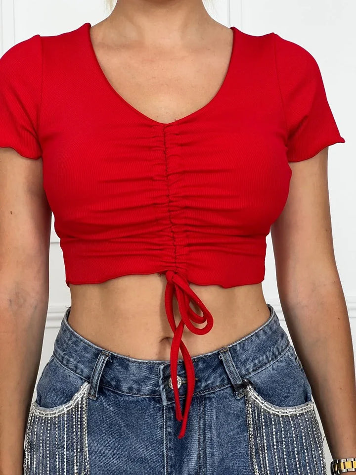 Croptop Fruncido - 