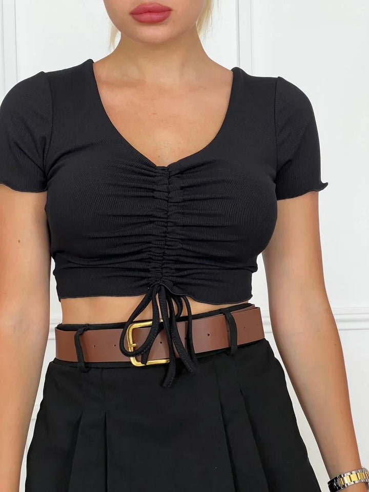 Croptop Fruncido - 
