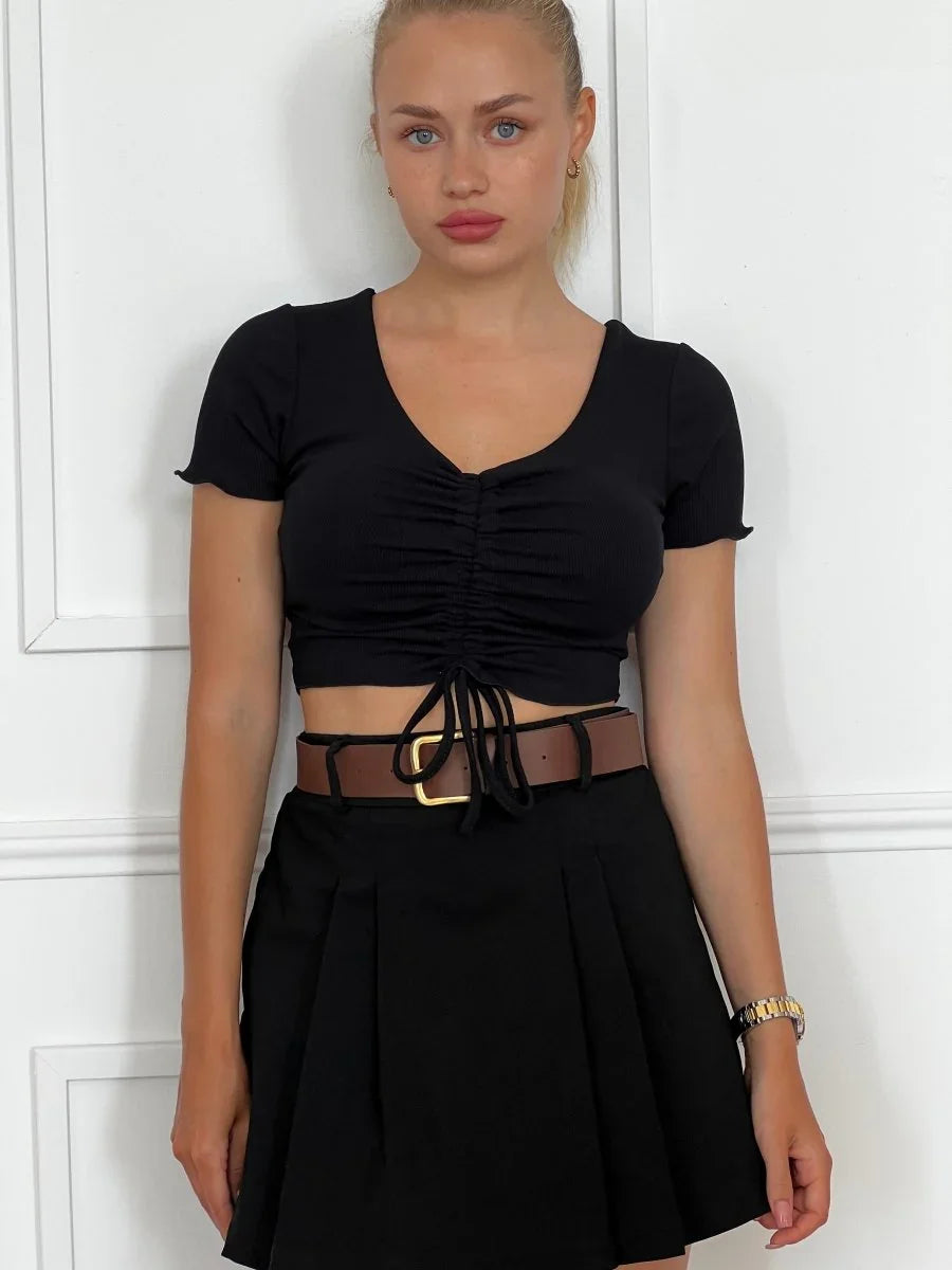 Croptop Fruncido - 