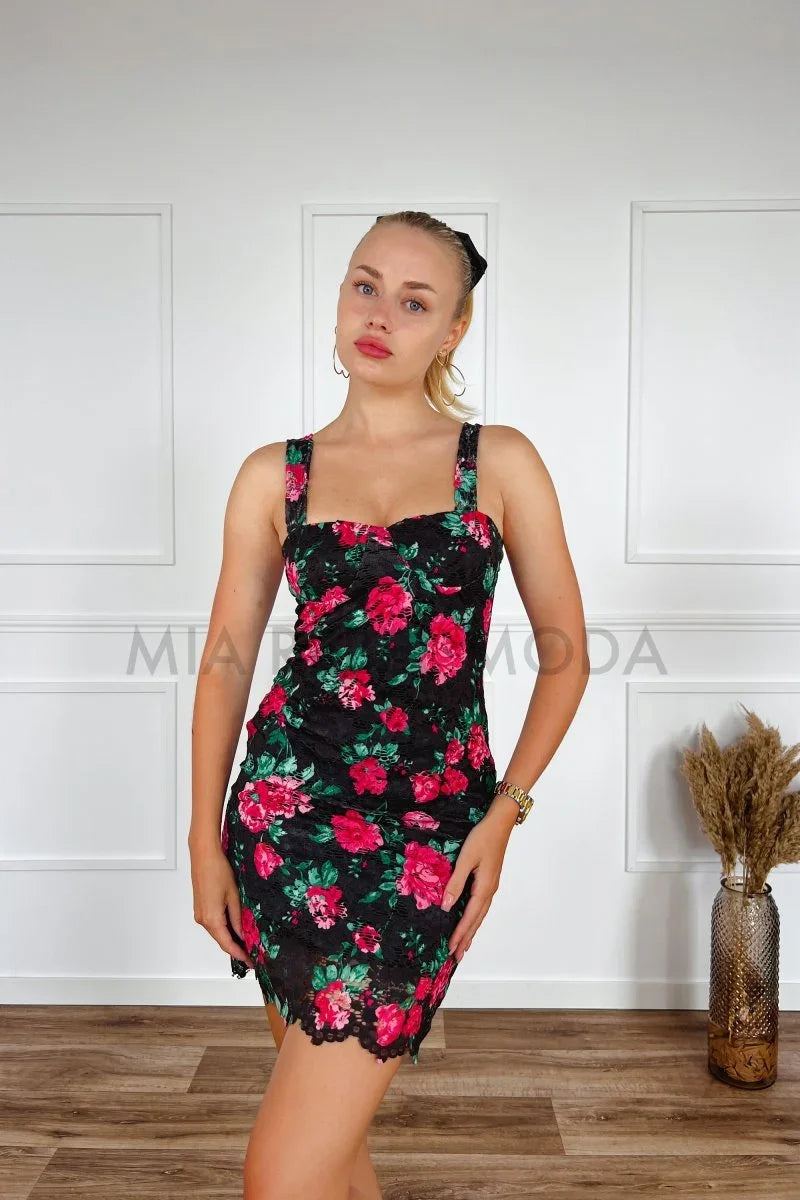 Vestido Rosas - 