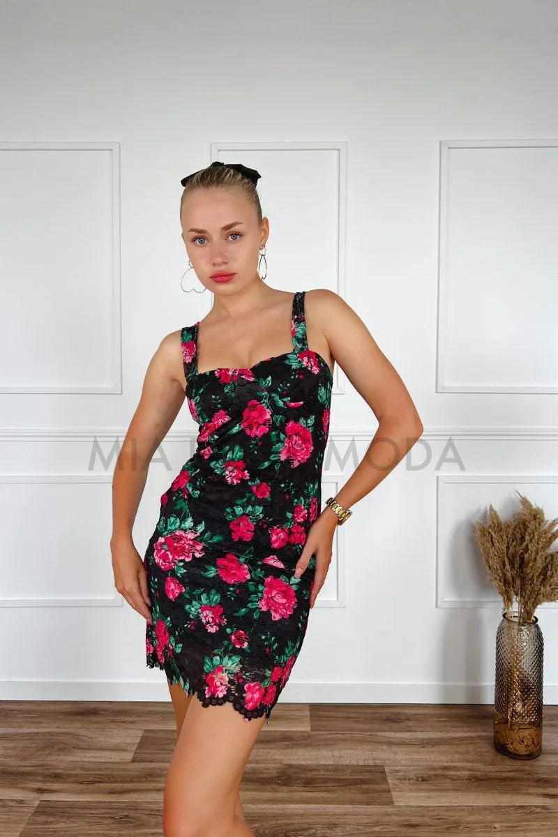 Vestido Rosas - 