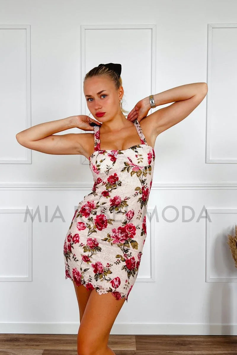 Vestido Rosas - 